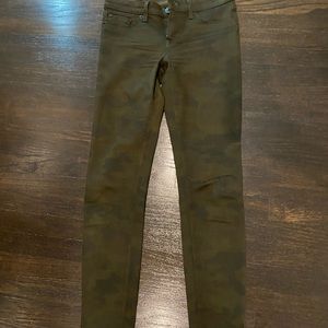 Hudson Camo Skinny Jeans